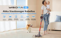 Aspiradora de Batería YISORA S3 Tiempo de Funcionamiento de 55Min, Diseño Independiente, Pantalla Táctil, Sin Bolsa, Potencia de Succión de 600Watts, Filtro Lavable - details 0