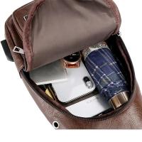 Bolsos cruzados para hombre, bolso de pecho para hombre, bandolera de diseñador, bandoleras de piel, paquete Diagonal, nueva mochila de viaje 2025 - details 8