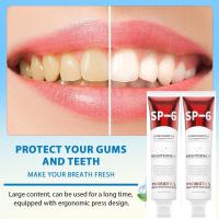 2PCS Sp 6 Probiotic Sp-6 Probióticos Pasta de dientes blanqueadora Sabor fresco y salud de las encías - details 4
