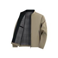 Chaquetas para hombre con cuello levantado, abrigos rompevientos, ropa Formal, Moda para primavera y otoño - details 4