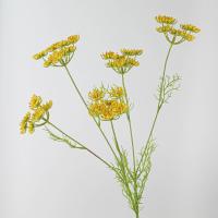 Rama de flores artificiales de encaje de 5 cabezas, elegantes y hermosas flores falsas de seda, plantas verdes simuladas de plástico, decoración para el hogar y la Oficina - details 5