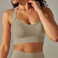 Hamidou-Top Sexy para mujer, sujetadores deportivos para Yoga, Fitness, belleza, espalda elástica, transpirable, ropa interior femenina, Tops - details 18