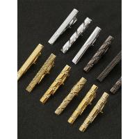 Clip de Corbata de Metal con Diseño Clásico Pinza de Corbata de Cristal para Hombres - details 19