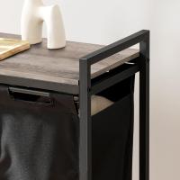 Cesto para Ropa Sucia, Cesta Colada, 4 Bolsas Colada de Tela Oxford Extraíbles, Carro Lavandería, 4 x 39,8 L, 110,5 x 33 x 74,5 cm - details 4
