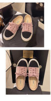 Zapatillas Planas de Punta Cerrada para Mujeres Verano Retro Sandalias Perezosas Zapatos de Pescador - details 7