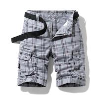 Pantalones Cortos de Verano para Hombres Ropa Deportiva Casual Pantalones de Malla Adelgazantes con Múltiples Bolsillos - details 7