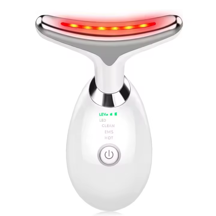 Scttomon Masajeador Facial Dispositivo de Escultura Facial de Luz LED Antiarrogamiento para Mujeres y Hombres Equipo de Belleza para el Cuello y los Ojos - 1