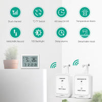 ORIA-termómetro Digital inalámbrico para refrigerador, Monitor de temperatura, 2 sensores - details 1