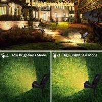 4 Unidades Foco Solar, Luces Solares Impermeables Exterior, Luz de Jardín, 2 Modos de Iluminación Opcionales, ángulo de 180 °   Ajustable, Luz de Proyecto Solar para Entrada, Camino. - details 27
