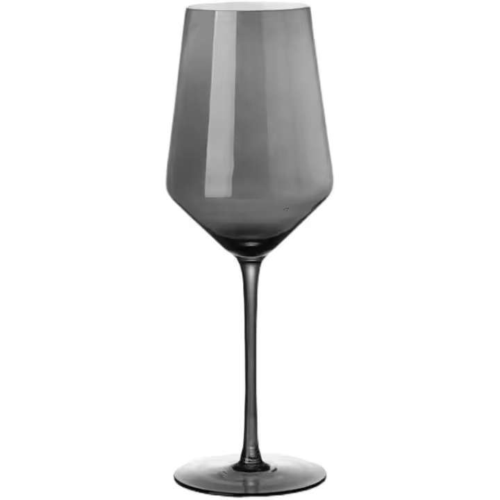 Copa de cristal europeo rojo gaanizado negro vino gris banquete copa de champán Bar Barware - 1