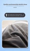 Almohada de Bolsón de Espuma de Memoria 100% Algodón Soporte de Dormir para Cuello Redondo - details 8