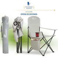 Silla de Camping-BK-2Pcs-104004 Camping, Negro, Talla única - details 13