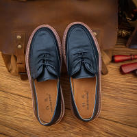 Zapatos de cuero vacuno puro de alta gama, cuero vacuno de primera capa, casuales, transpirables, suela suave - details 7