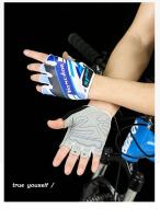 Deportes al aire libre Cycg -Finger hombres y mujeres antideslizantes transpirables antideslizantes guantes de bicicleta de dedo corto - details 12