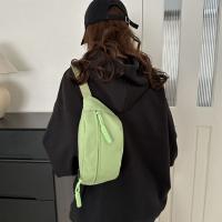 Bolso de pecho de media luna para mujer, bandolera impermeable de gran capacidad, bolsos de cintura multifuncionales de tela Oxford, deporte - details 11