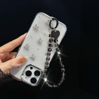 Con Clip, cuentas de cristal, cadena para teléfono, cordón corto antipérdida para teléfono móvil, colgante de teléfono con cuentas de amor, accesorios para llaves de coche - details 13