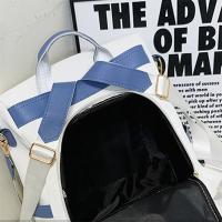Mochila impermeable de tela Oxford con costuras para mujer, antirrobo, cremallera trasera, mochila escolar para niñas, mochila informal de viaje de un solo hombro - details 17