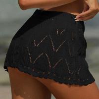 Mujeres Crochet Beach Bikini Cover Up Verano Cordón Cintura alta Faldas de punto Ropa de playa Pareo Traje de baño - details 5
