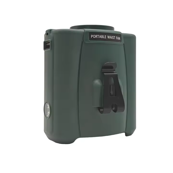 Ventilador sin aspas 3 en 1: Ventilador de cintura 1000 mAh 35 horas verde - 1