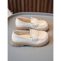 Zapatos de cuero para niñas, mocasines antideslizantes con gancho y bucle, color negro, para primavera y otoño, 2023 - details 7