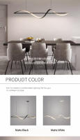 NEO Gleam-luces colgantes Led de aluminio para cocina, lámpara colgante moderna para mesa de comedor, oficina y Bar, DIY - details 1