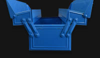 Caja de herramientas de Metal portátil, 3 bandejas, caja de acero voladizo, organizadores de almacenamiento de herramientas para el hogar, reparación de Hardware de electricista, 34x16x15cm - details 9