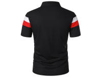 Polo de golf a rayas para hombre, camiseta de manga corta con solapa, ropa deportiva transpirable, camisetas de verano - details 6