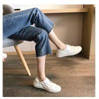 Primavera nuevos zapatos blancos de cuero para mujer, el verano delgado puede pisar el talón, zapatos casuales planos. - details 12