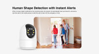 Cámaras de vigilancia interior doméstico HD inteligente Voz video de vigilancia wifi - details 6