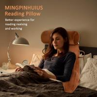 Cojín de lectura XL Almohada cervical extraíble para cama y sofá Almohada lumbar ideal para adultos con espuma viscoelástica Gris - details 32