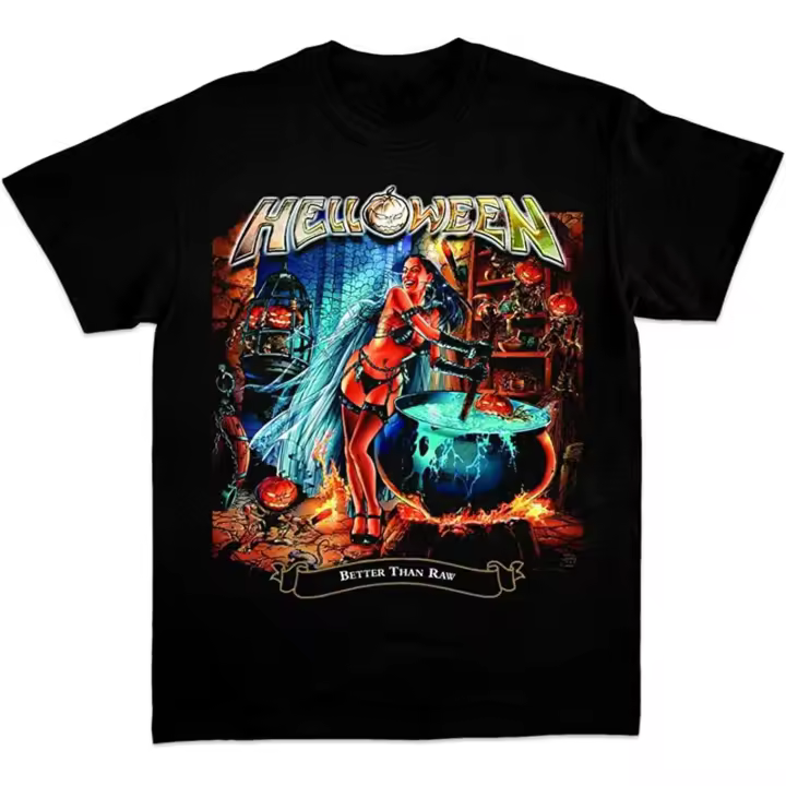 Helloween-banda de Heavy Metal para hombre, mejor que Raw, color negro - 1