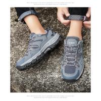 2025 zapatos de senderismo para hombre y mujer, zapatillas de deporte de malla, zapatos de montaña transpirables a la moda para niño, zapatos de trabajo para primavera, otoño y verano, Trekking al aire libre - details 33