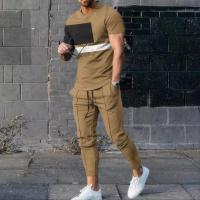 Conjunto deportivo de 2 piezas para hombre, traje de jogging con estampado 3D, moda de verano, nuevo estilo, camiseta de manga corta con sonrisa divertida y pantalón - details 3