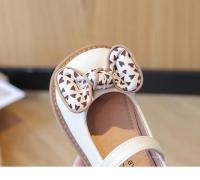 Zapatos de cuero antideslizantes para niñas, zapatos versátiles de princesa con lazo, fondo suave, moda de estilo coreano, Otoño, 2024 - details 13