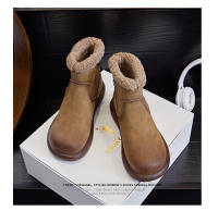 Nuevas botas de nieve de terciopelo cálidas botas de mujer botas cortas casuales versátiles - details 21