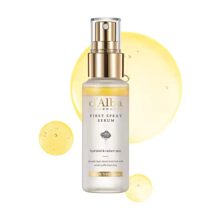 d'alba Piedmont Primer suero en spray de trufa blanca italiana, cuidado de la piel vegano, crema hidratante facial, suero brillante para una piel radiante, no comedogénico, todo en un solo rociador (1.69 fl oz.) - 1