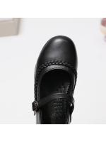 Zapatos de cuero de estilo coreano para niñas, calzado de princesa elegante y versátil, antideslizante, fondo suave, novedad de otoño, 2024 - details 6