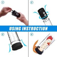 Embalaje privado SEX Juguetes sexuales de ampliación eléctrica para hombres, extensor, masturbador masculino, bomba de vacío, productos para adultos - details 11