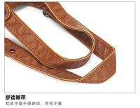 Nuevos bolsos de mujer retro europeos y americanos bolso de moda de un solo hombro oblicuo span bolso de cuero suave lavado - details 28
