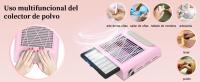 Aspirador de Polvo de Uñas Profesional, 80W, con Filtro reutilizable, de Velocidad Ajustable - details 3