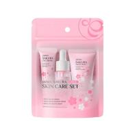 5/3 piezas/set Sakura sets de cuidado de la piel Suero Tónico Limpiador Protector solar Crema para ojos Regalo Producto de cuidado facial - details 13