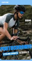 KAPVOE Gafas de Sol con Lente Fotocromática Protección UV400 Para Ciclismo, MTB, Senderismo - details 0
