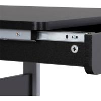 Mesa Ordenadora con Ruedas Pequeña Escritorio para Juegos con Cajón Espacio Límite Negro 79,5x56x51cm - details 24