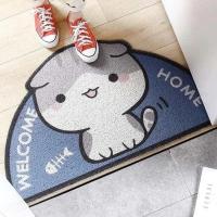 Alfombra antideslizante de dibujos animados para puerta de entrada, Felpudo con lazo de alambre para quitar el polvo, ideal para pasillo, cocina y baño, novedad - details 17