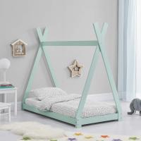 Cama para niños pequeños Cama Infantil 160 x 80cm Estructura Tipi de Madera Pino Color Pino Natural - details 30