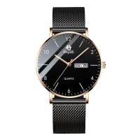 Reloj de cuarzo no mecánico con cielo estrellado de moda con calendario dual resistente al agua para hombre nuevo modelo luminoso - details 25