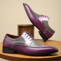 Zapatos elegantes de cuero para hombre, calzado Formal de lujo para oficina, fiesta, negocios, marrón, inglés, color negro - details 17