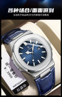 Reloj ultrafino de marca suiza para hombre, nuevo reloj de cuarzo impermeable a la moda. - details 4