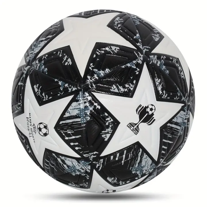 Balón De Fútbol Estándar N. ° 5, Balón De Fútbol Inflable Para Competición Y Entrenamiento En Interiores Y Exteriores, 1 unidad - 1