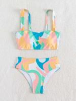 Bikini de cintura alta, Tre 2025 para mujer, conjunto de Bikini Bandeau Sexy para mujer, Tre de natación de playa brasileño para mujer - details 3